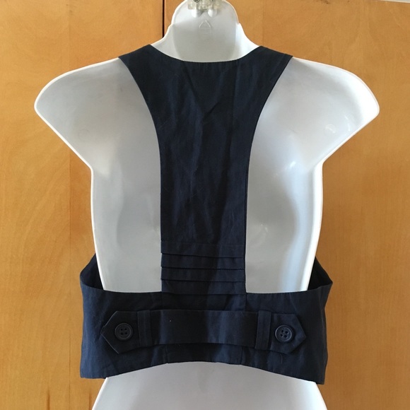 Tailored Black Vest - Picture 4 of 8